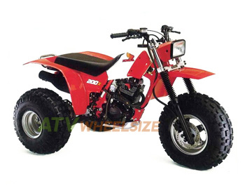 Honda Atv Tire Sizes Wheel Rim Application Chart Size Guide